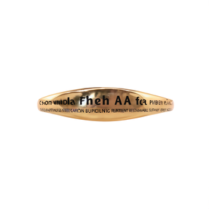 Fashion <b>Bangle</b> 316L Stainless Steel PVD Gold Plating Resistant Sustainable Jewelry Accessory - Product Image 2