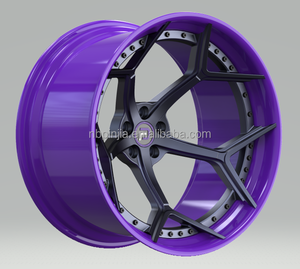 Jantes 2 pièces personnalisées Deep Lip Concave Dish <span class=keywords><strong>jante</strong></span> en alliage 18 à 22 pouces 5x114.3 5x120 jantes pour Mustang Audi R8 <span class=keywords><strong>BMW</strong></span> E90, E92, <span class=keywords><strong>E46</strong></span> M3 - Product Image 2