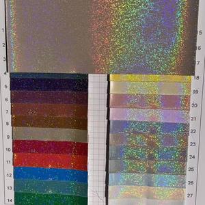 चमकता हुआ विनील कपड़े एंटी-मिलाओस pvc/pvc सिंथेटिक ग्लिटर के लिए बैग सजावटी सुविधा - Product Image 3