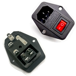 AC-01A C14 Charger DB-14 Adapter Connector DB-14 Power Female JACK <b>Plug</b> <b>with</b> <b>Switch</b> DB-14 Fuse DB-14 AC Power Socket - Product Image 2