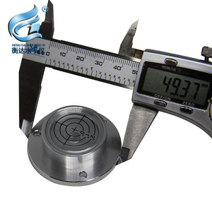 Nivel de burbuja circular metálico Heng Da Shui Ping Yi, mini nivel de burbuja de grado industrial con precisión de 360 grados - Product Image 3