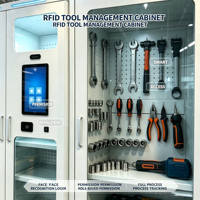 Armoire à outils intelligente, armoire de gestion des consommables et des équipements de protection du travail, armoire de prêt et de retour de matériel pour ateliers