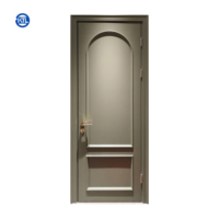 Prix d'usine Pulvérisateur vertical solide de taille personnalisée Porte de garage pivotante en bois finie pour villa, maison, matériau de construction