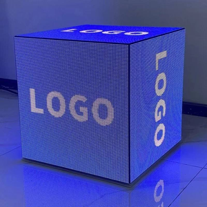 Pantalla LED cúbica para exteriores con clasificación IP65 a prueba de agua, de 5 lados, pantalla publicitaria LED mágica con control WiFi para ferias comerciales y stands de venta minorista. - Product Image 1