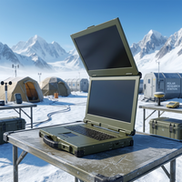 Laptop Industrial Resistente IP65 a Prueba de Agua, Pantalla Legible Bajo la Luz Solar de 15.6'', Intel I9, 4TB de RAM, 64GB