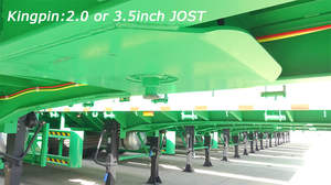 Semi-<span class=keywords><strong>remorque</strong></span> à plateau plat <span class=keywords><strong>de</strong></span> 12 m à 3 essieux, robuste, en acier CIMC, à bon <span class=keywords><strong>prix</strong></span>, pour le transport <span class=keywords><strong>de</strong></span> conteneurs - Product Image 6