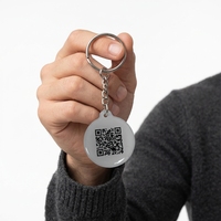Impression personnalisée, porte-clés NFC en époxy HF 13,56 MHz, étiquette NFC pour augmenter les commentaires Google, carte de visite numérique NFC avec porte-clés