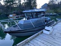 Bateau à moteur en alliage d'aluminium à grande vitesse de 23ft 7m avec moteur hors-bord de 2.45m/8ft pour la pêche durable et certifié CE 1580kgs