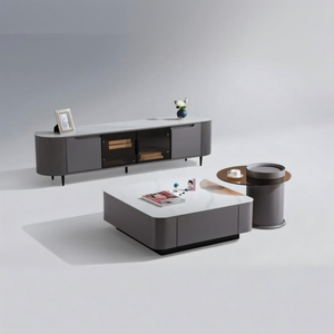 Commercio all'ingrosso <span class=keywords><strong>basso</strong></span> MOQ contemporaneo di lusso in legno <span class=keywords><strong>TV</strong></span> Cabinet e Stand con <span class=keywords><strong>tavolino</strong></span> da salotto - Product Image 1