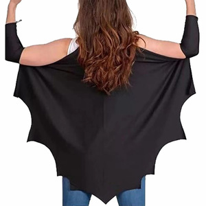 <span class=keywords><strong>Disfraz</strong></span> de Halloween para <span class=keywords><strong>Mujer</strong></span>, Capa de Gato y Murciélago, Mono con Cierre de Velcro y Antifaz, Color Negro, ODM - Product Image 5