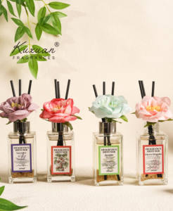 Juego de difusor de caña de gran oferta de 100ml, fragancia de lujo para aromaterapia casera, Felicidad sin olor para decoración de dormitorio y sala de estar - Product Image 2