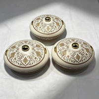 Ensemble de 3 casseroles isothermes Jumbo de 4L, 5L et 6L, ovales, en acier inoxydable, pour garder les aliments au chaud lors de banquets, de traiteurs, de mariages, de fêtes du Ramadan