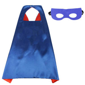 Europe Hot Kids Party Garçons et Filles Cosplay Vêtements Performance <span class=keywords><strong>Super</strong></span> <span class=keywords><strong>Hero</strong></span> Cape Vacances Enfants Halloween Cape et Masque pour les Yeux - Product Image 4