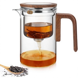Tetera de Vidrio Enchanti con Infusor Magnético Extraíble para Té de Hojas Sueltas, Colador para Brujería, Separación de Agua, Paquete de Regalo - Product Image 1
