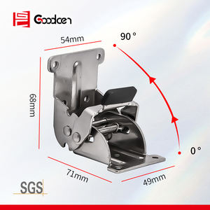 Cerniera per Gambe di Tavolo Goodcen 180 in Ferro per Uso in Camera da Letto e Ospedale, Cerniera Pieghevole Regolabile con Staffa Autobloccante - Product Image 4