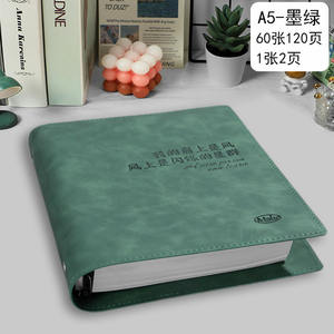 Custom Logo Planner Branded Agenda Leather <b>Thick</b> Journal Pu Leather Cover <b>Notebook</b> - Product Image 4