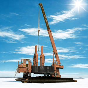 Mesin penggerak tumpukan hidrolik tipe statis konstruksi Port Dengan presisi hidrolik - Product Image 3