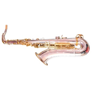 Saxofón Tenor bB <span class=keywords><strong>de</strong></span> Latón Lacado en Oro Brillante HUAYUN para Orquesta, Conjunto, Banda, Directo <span class=keywords><strong>de</strong></span> Fábrica, Espectáculo Teatral - Product Image 2
