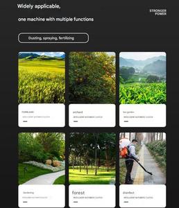 20L 4 thì nông nghiệp phun xăng động cơ quạt phun bột/phân bón 3 trong 1 máy phun Ba lô Sương bụi - Product Image 3