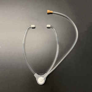 Estetoscopio de plástico con tubo de escucha y amortiguador para pruebas - Product Image 2