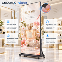Écran d'affichage LED portable lisible en plein soleil pour les campagnes de centres commerciaux, la promotion des magasins et les événements