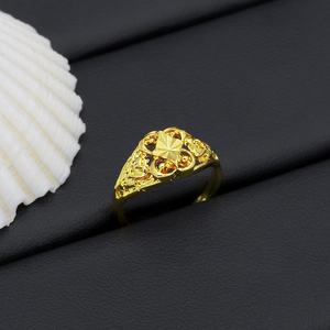 Anillo de Boda de Latón Chapado en Oro de 24K con Diseño Único JXX, Anillo de Latón Chapado en Oro de 24K de Moda para Mujer, Gran Venta - Product Image 5