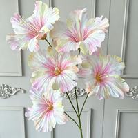Fleur artificielle de type Morning Glory en soie, haute simulation réaliste, pour mariage, fête des Mères, Saint-Valentin, décoration florale pour la maison, style moderne