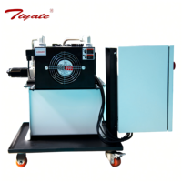 Groupe hydraulique mobile servo-proporcional refroidi par air avec poignée de remorquage pour unité d'alimentation hydraulique de tunnel à vent