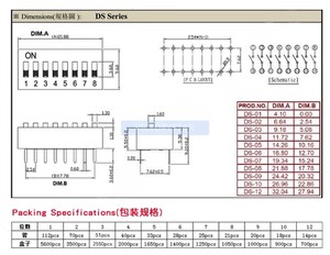 <strong>Flip</strong> Switch 1p 2 3 4 5 6 7 <strong>8</strong> 9 10 positions 254mm foot distance dial <strong>code</strong> red blue - Product Image 3