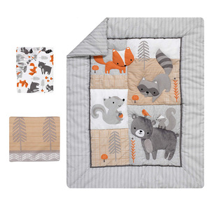 3pcs bé <span class=keywords><strong>bedding</strong></span> <span class=keywords><strong>Set</strong></span> cho trẻ sơ sinh mô hình ngôi sao Kid Khăn trải giường cho bé trai tinh khiết cotton dệt nôi <span class=keywords><strong>BEDDING</strong></span> Duvet cover - Product Image 2