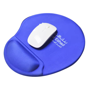 Tapis de Souris Ergonomique Personnalisé en PVC Blanc Sublimable avec Repose-Poignet en EVA et Logo Imprimé – Vente en Gros - Product Image 4