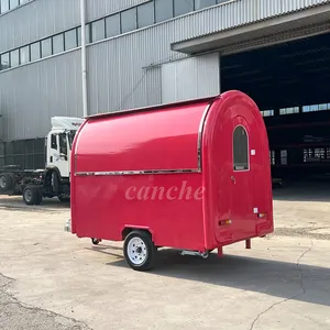 Carrito de Comida Móvil Popular en la UE para Venta de Palomitas, Postres, Hot Dogs y Otros Snacks - Product Image 2