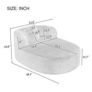 Sofá Reclinable Moderno de Tela con Chaise Longue, Empacado al Vacío, para Habitación de Invitados, Proveedor de Muebles, ¡Gran Venta Ahora en TikTok 2026! - Product Image 6