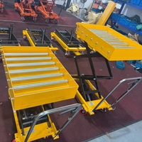 Chariot élévateur à ciseaux hydraulique manuel MIFONLIFT 350 kg 1,35/1,55 m, plateforme mobile portable pour l'usine, l'atelier, le levage