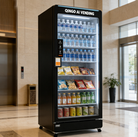 Distributeur automatique Qingo 24H à réponse rapide, sélection rapide, paiement par espèces/pièces/cartes de carburant, SDK, écran tactile, surveillance à distance