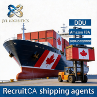 Agente de carga, transporte de mercancías, envío puerta a puerta, envío marítimo a Canadá, tarifas, agente de exportación, agente de aduanas