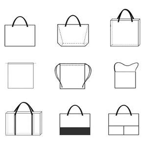 กระเป๋าหิ้วแบบสั่งทำเป็นมิตรกับสิ่งแวดล้อม สำหรับใส่ของชำ ของขวัญ ของที่ระลึก โปรโมชั่น ขายส่ง - Product Image 4