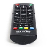 Télécommandes universelles intelligentes pour téléviseurs, en plastique et ABS, noires, infrarouges, personnalisées en gros