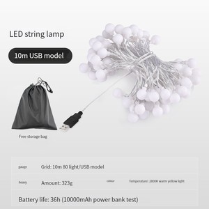 Outdoor Wholesale Special Colored <b>String</b> Lights for Stalls Atmosphere Camping Tent Decorative Led <b>Garden</b> Camping Lights - Product Image 6