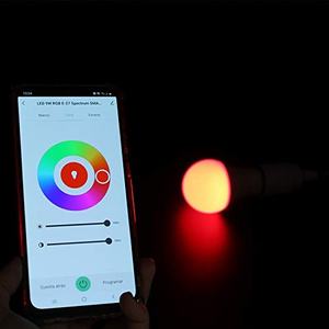 Lmpara E27 LED 9W SMART RGB สามารถปรับได้เหมาะสำหรับพารา ambientacin Y Control de iluminacin inteligente - Product Image 2