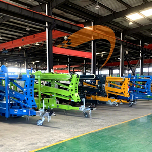 Plataforma Elevadora Araña Eléctrica con Certificación CE, Plataforma Elevadora Araña Móvil de 22 m, Plataforma Elevadora Araña Pequeña de 24 m Diésel, Elevador de Personal Remolcable para Interiores - Product Image 1