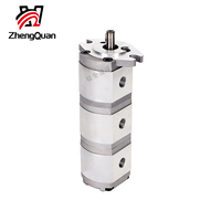 Zhengquan HGP-111A-F6/6/6R pompe à trois vitesses pompe à huile haute pression hydraulique vendant une pompe à plusieurs étages de haute qualité