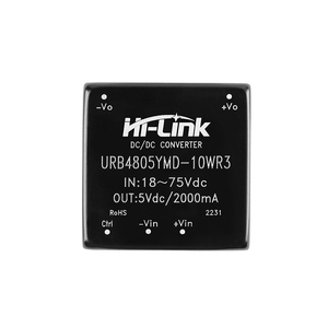 Module d'alimentation isolé non régulé à faible puissance DC-DC Hi-Link 48V vers 5V SIP HLK-URB4805YMD-10WR3 - Product Image 1