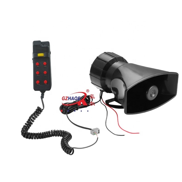 100W Universal Car Electronic Warning Siren Horn Alarm Firemen Ambulance Alarm Horn