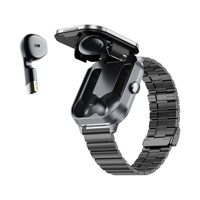 Montre connectée BT5.3 2025 avec écouteurs, surveillance de la fréquence cardiaque, jeux multi-mouvements, IP67 pour Android, montres connectées tendance, magnétiques