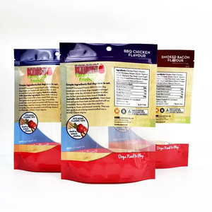 Bolsas de cremallera de película de poliéster para envases de alimentos para mascotas verticales personalizadas bolsas de alimen - Product Image 3