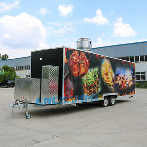 Food Truck Chammp per Hot Dog e BBQ con Costruzione in Fibra di Vetro, <span class=keywords><strong>Cucina</strong></span> Completa, Servizio di Patatine, Servizio di Ristorazione Mobile - Product Image 3