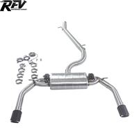 Silencieux d'échappement REV Catback pour Audi A3 2.0T Quattro 2014~2023, système d'échappement à valve électrique pour voiture, fabriqué en tuyau SUS304