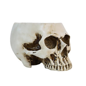 フレンドリーハロウィン スカルオーナメント 樹脂クラフト 新築 リビングルーム デスクトップ装飾 ペン立て 越境EC向け ハロウィン用 - Product Image 6