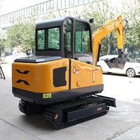 Mini-excavatrice sur chenilles à prix abordable, fabricant chinois, machine d'excavation compacte de 3,5 tonnes conforme EPA, à vendre